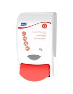 DEB, dávkovač GLOBAL SANITISE 1l, červený