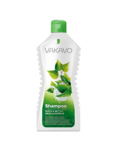 VAKAVO bříza a kopřiva vlasový šampon, 500ml