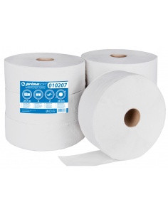 Toal. papír JUMBO 28 cm, bílý, 2 vr., recykl., 257m, bal....