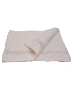 Hadr na podlahu netkaný, 50x65cm, bílý