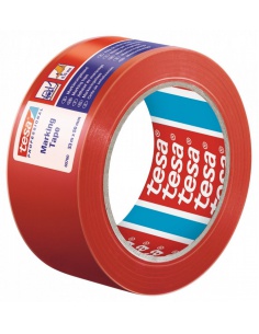 Páska koridorová, 50/33, červená, TESA