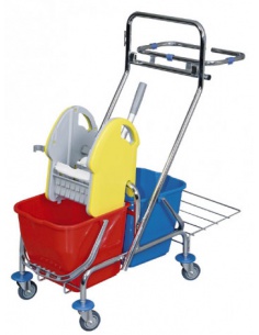 Vozík úklidový chrom CHU9