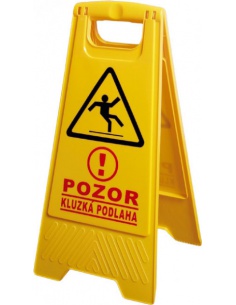 Tabule výstražná "Pozor kluzká podlaha"