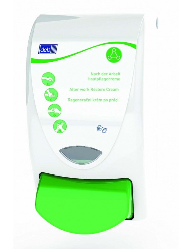 DEB, dávkovač GLOBAL RESTORE 1l, zelený - regenerace