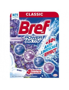 WC blok BREF Power Active levandule 51g, bal./3ks