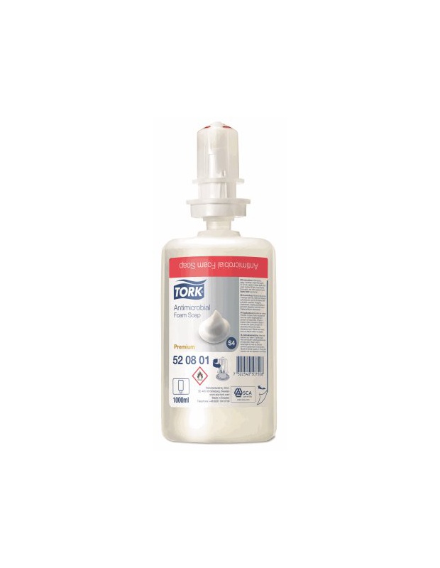 Mýdlo pěnové, antimikrobiální, 1l