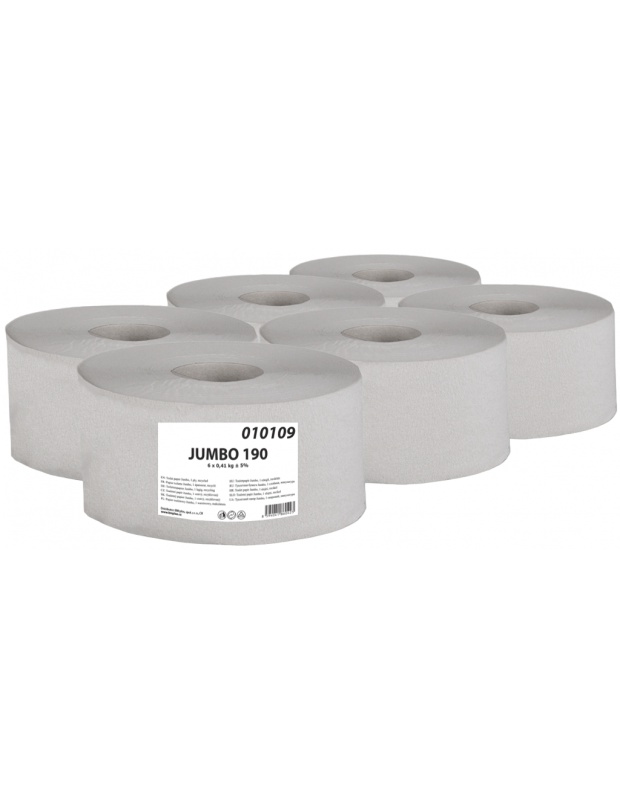 Toal. papír JUMBO 19 cm, 1 vr., recykl., 120m,...