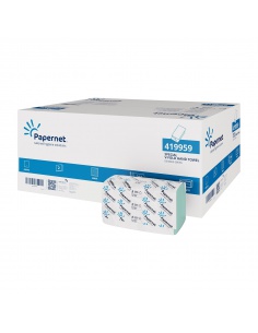 Pap. ručníky "V" GREEN COL, 2vr., zelené, 3990ks