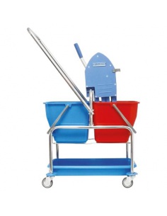 Vozík úklidový 2x17l