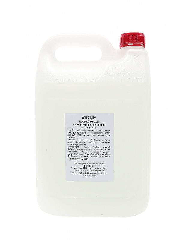 Banchem Vione, tekuté mýdlo antibakterialní, bílé, 5l