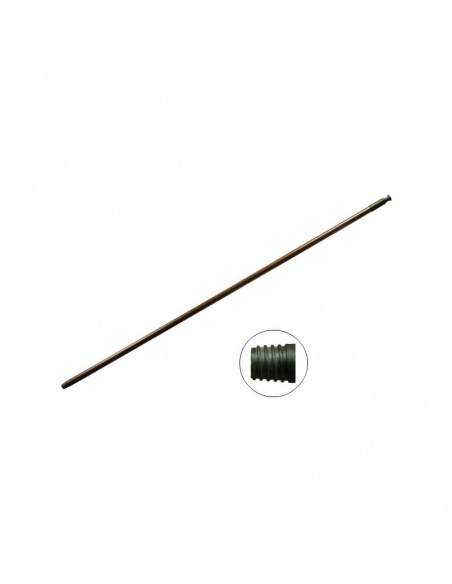 Násada ke smetáku imitace dřeva, hrubý závit, 130cm