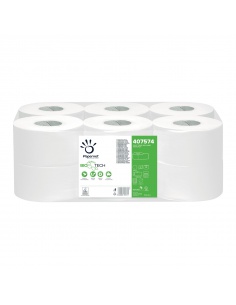 Toal. papír SUPERIOR BioTech 19 cm, bílý, 2 vr., cel.,...