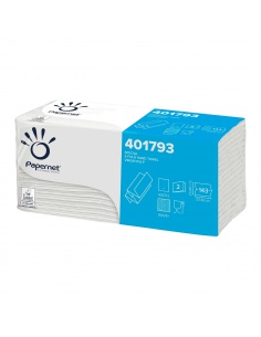 Pap. ručníky "Z" VIRGIN, 2vr., bílé, 2860 ks