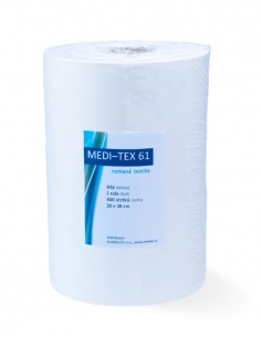 MEDI-TEX 61, 30x38cm, 400útr, rol, bílá