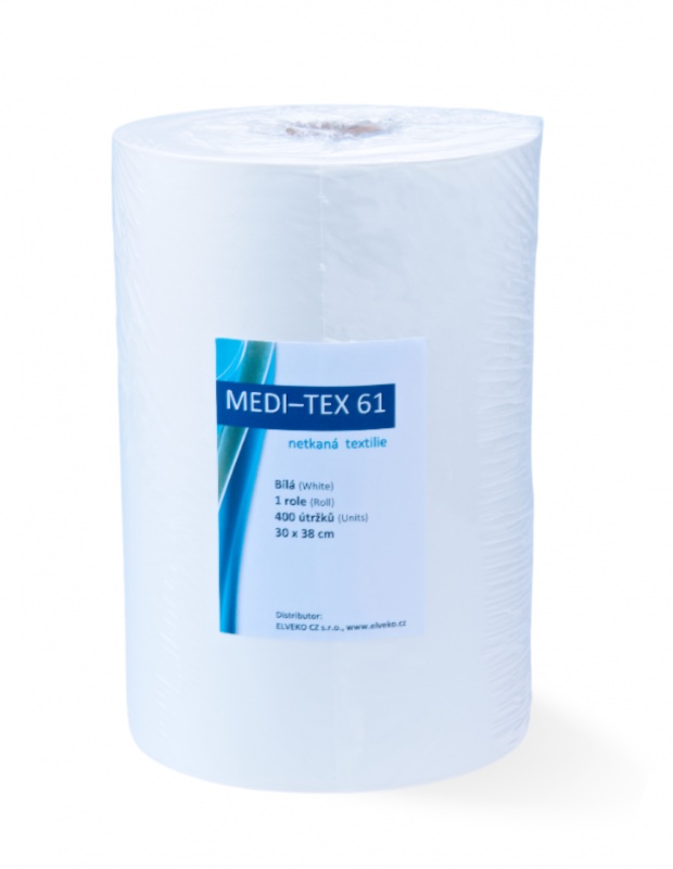 MEDI-TEX 61, 30x38cm, 400útr, rol, bílá