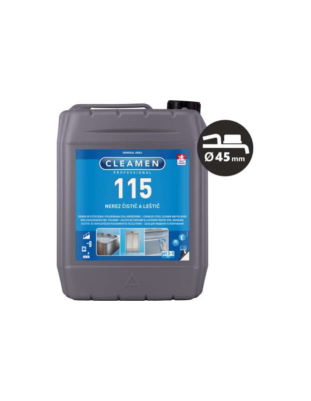CLEAMEN 115, nerez čistič a leštič, 5l