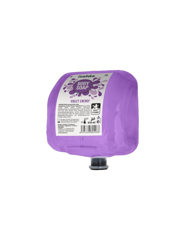 ISOLDA tekuté mýdlo, Violet energy, 650ml, TEAM
