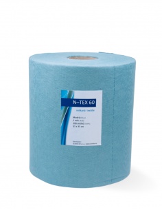 N-TEX 60, 31x35cm, 500útrž 100% PP, modrá, role