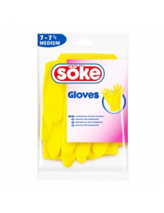 Rukavice gumové úklidové, vel. M