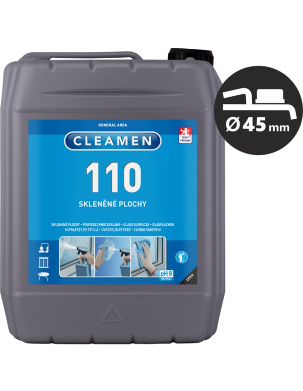 CLEAMEN 110, skleněné plochy, 5L