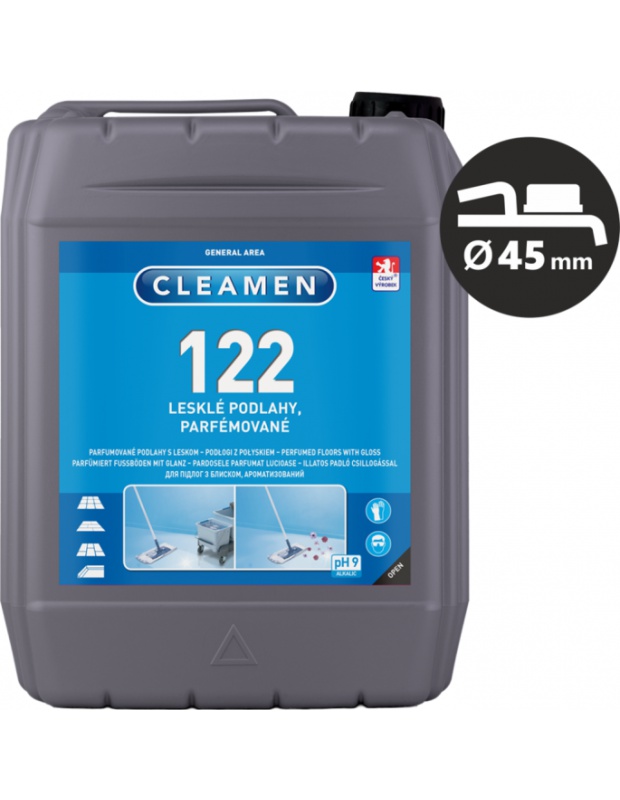 CLEAMEN 122, na podlahy s leskem, 5L