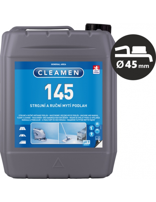 CLEAMEN 145, strojní a ruční mytí podlah, 5L