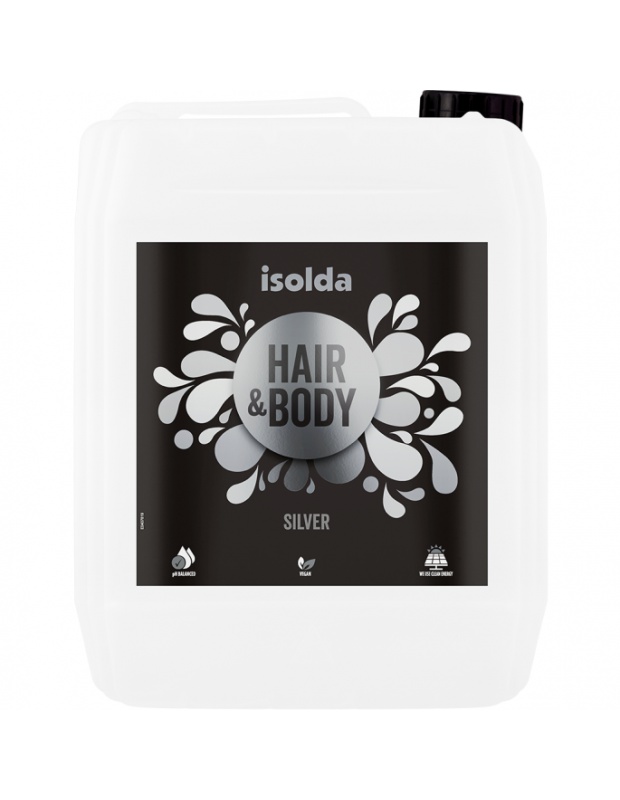 ISOLDA silver line Hair&Body shampoo, 5L