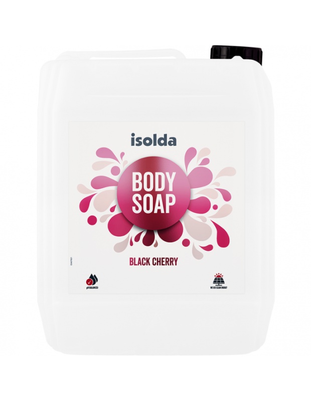 ISOLDA tekuté mýdlo, Black cherry, 5L