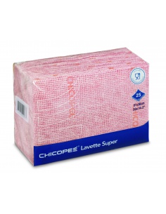 CHICOPEE Lavette Super Wipe, Red, 51x36cm, bal/25ks