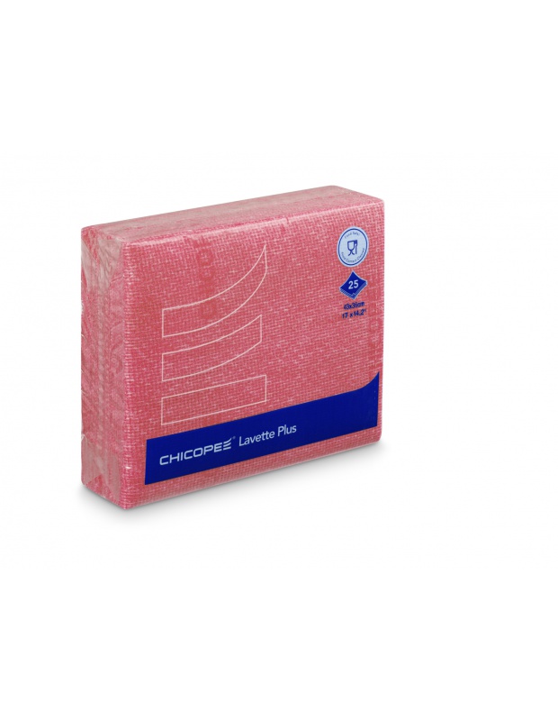 CHICOPEE Lavette Plus Wipe, Red, 43x36cm, bal/25ks