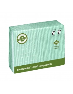CHICOPEE J-Cloth Plus Bio Whipe, Green, 43x32cm, bal/50ks