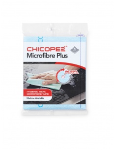 CHICOPEE Microfibre Plus Cloth, Blue, 34x40cm, bal/5ks