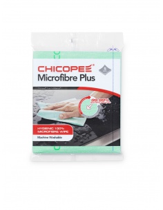 CHICOPEE Microfibre Plus Cloth, Green, 34x40cm, bal/5ks