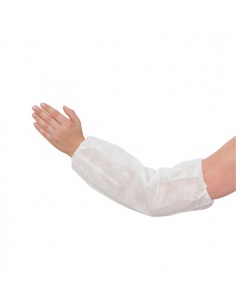 Jednorázový rukávník PE bílý, velikost UNI, v balení 100 ks