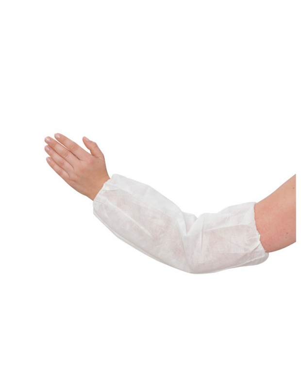 Jednorázový rukávník PE bílý, velikost UNI, v...