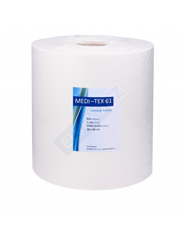 MEDI-TEX 61, 30x29cm, 1008 útr., bílá, role