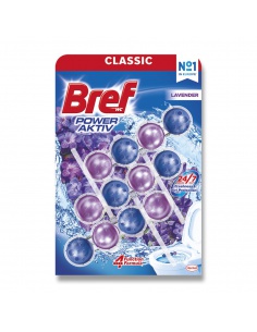 WC blok BREF Power Active levandule 51g, bal./3ks