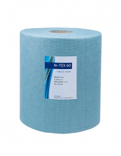 N-TEX 60, 31x35cm, 500útrž 100% PP, modrá, role