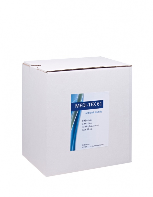 MEDI-TEX 61, 32x23cm, bílý, 450ks/bal, box