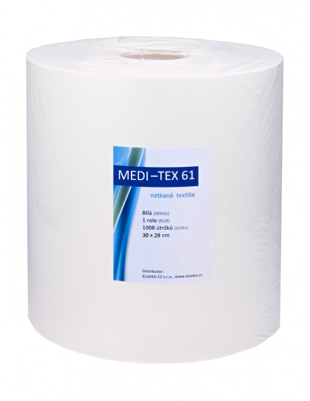 MEDI-TEX 61, 30x29cm, 1008 útr., bílá, role