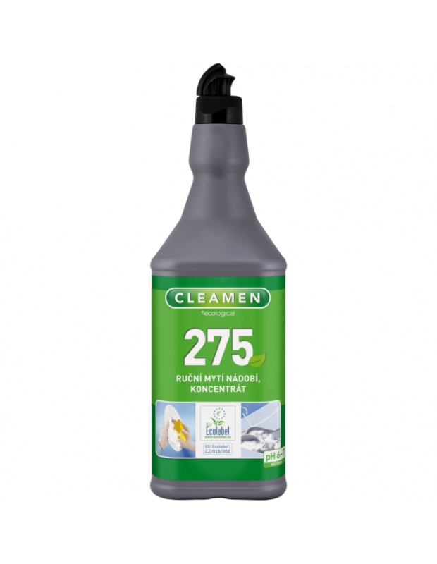 CLEAMEN 275, ruční mytí nádobí, koncentrát, 1L