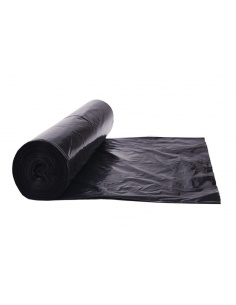Pytel PE, 100x120 cm, 80 mi, recyklát, černý, role 5ks