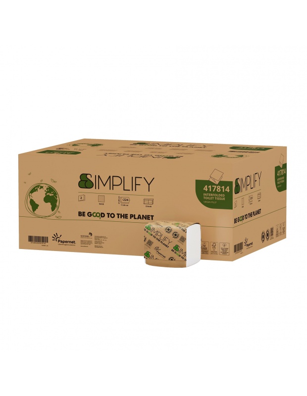 Toal. papír skládaný CO2 Simplify, 2vr.,cel.,...