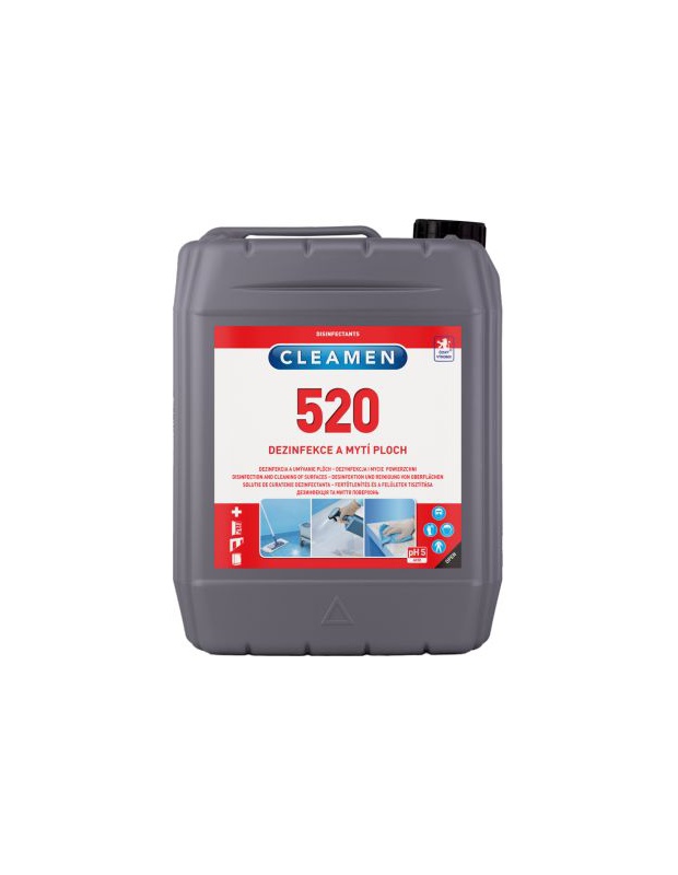 CLEAMEN 520, dezinfekce a mytí ploch, 5L