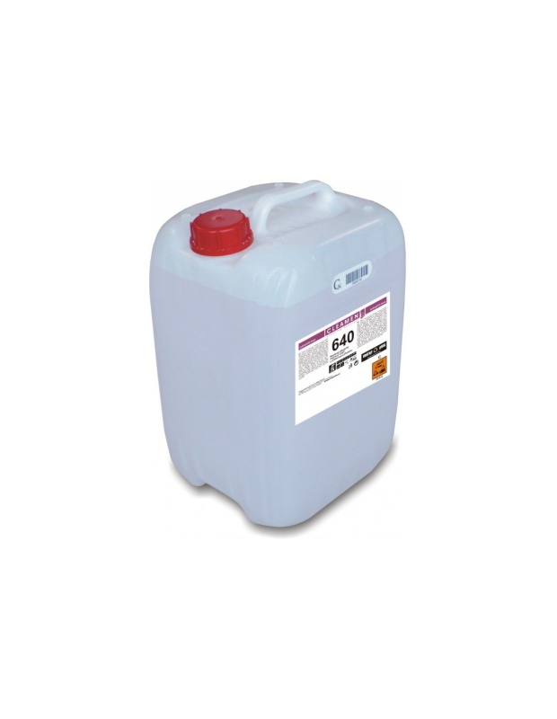 CLEAMEN 640 nepěn. alkal. chlor.čistič s antikoroz.přís., 22kg+vratný kanystr