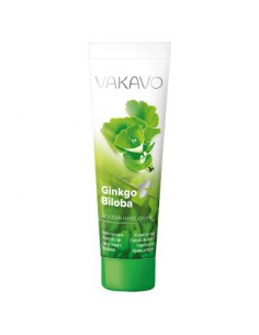 VAKAVO krém na ruce glycerinový, Ginkgo biloba, 100ml