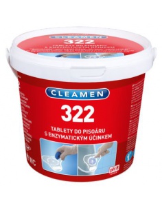 CLEAMEN 322, tablety do pisoáru 12ks+sítko