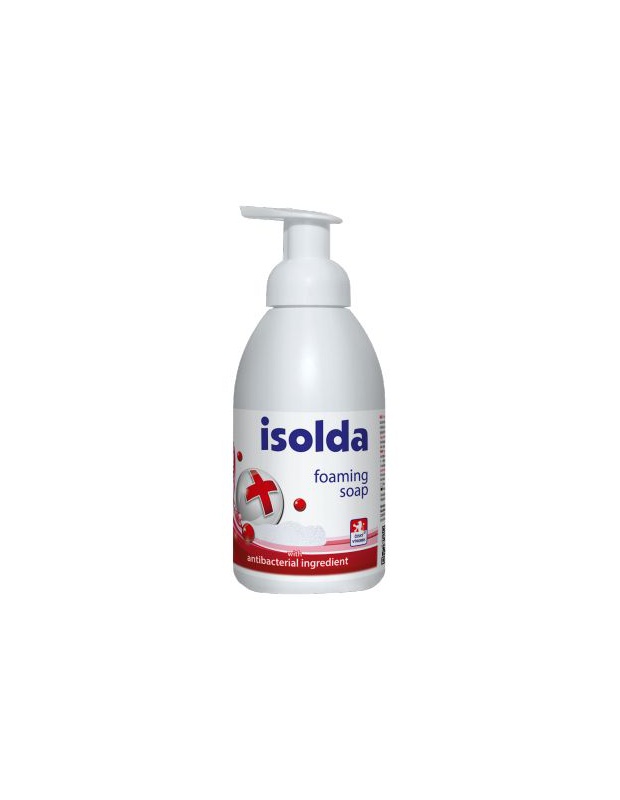 ISOLDA, pěnové mýdlo s antibakter.přísadou, s pumpičkou, 500ml