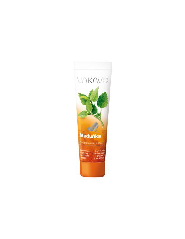 VAKAVO krém na ruce glycerinový, Meduňka, 100ml