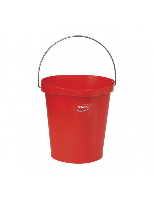 Vikan, kbelík 12 l, červený